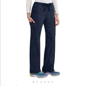 WonderFlex Navy Multi Pocket Cargo Scrub Pants